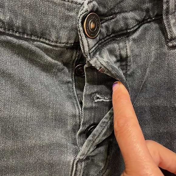 ALL Saints woman’s black faded jeans - Picture 4 of 13